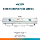 RESERVATÓRIO TÉRMICO BAIXA PRESSÃO AÇO 304 (VIA SOL)