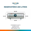 RESERVATÓRIO TÉRMICO ALTA PRESSÃO AÇO 316