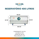 RESERVATÓRIO TÉRMICO ALTA PRESSÃO AÇO 316